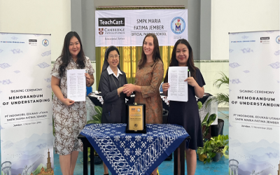 SMP Katolik Maria Fatima Gandeng Teachcast Cambridge University Press Tingkatkan Kompetensi Bahasa Inggris